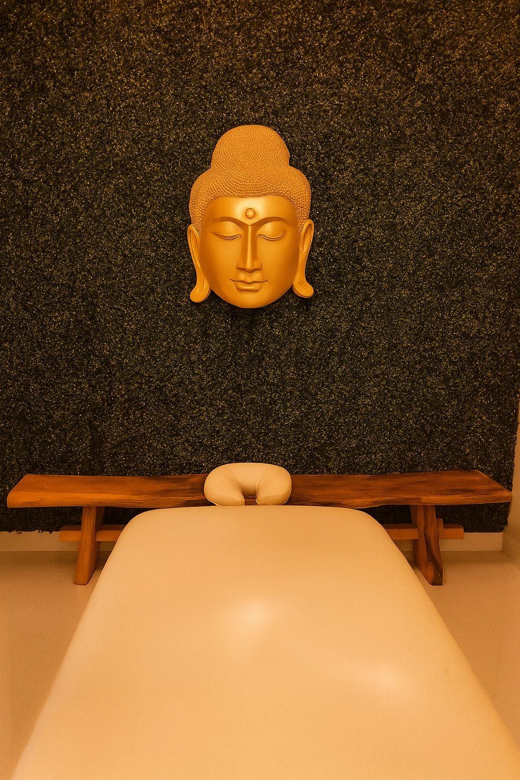 Quiet luxury treatment room for facial treatments in Brickell Miami